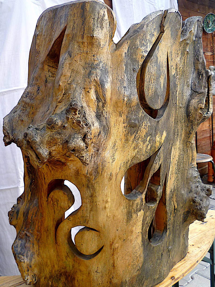 WASSER HOLZSKULPTUR – 0,90 METER HOCH