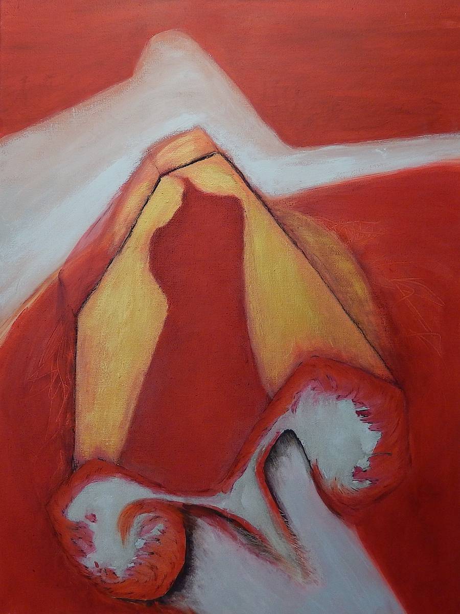 Widdertraum – von 2011 – Acryl auf Leinwand. 60 cm breit, 80 cm hoch