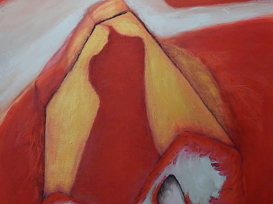 Widdertraum – von 2011 – Acryl auf Leinwand. 60 cm breit, 80 cm hoch